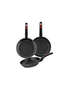LOTE 3 SARTENES ALUMINIO 18-22-26cm SUNSET MONIX