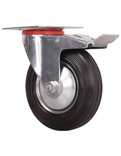 RUEDA GIRATORIA CON FRENO 100mm 87322 2