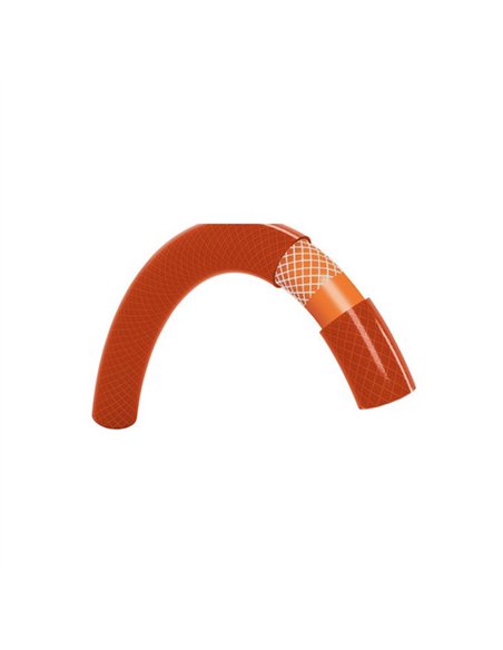 ROLLO 15mt MANGUERA 15x21mm 5/8 REFORZADA ROJA TEXOVINIL