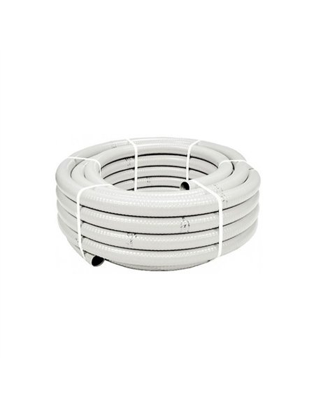 ROLLO 25mt MANGUERA AIRE ACONDICIONADO HIDROTUBO BLANCA 16x20mm