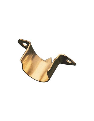 CAJA 200 SOPORTE TUBO ARMARIO LATON 14mm 431 AMIG