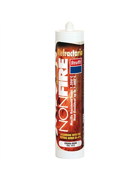 CARTUCHO MASILLA REFRACTARIA 300ml 50743 KRAFFT
