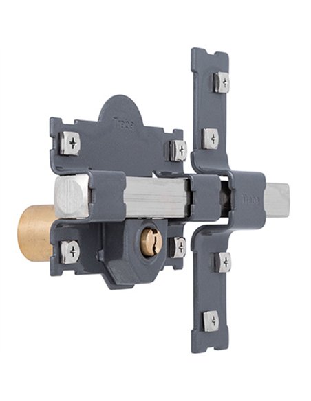 CERROJO 101-L PINTADO LLAVE/LLAVE BOMB. REDONDO 24004 TRABA
