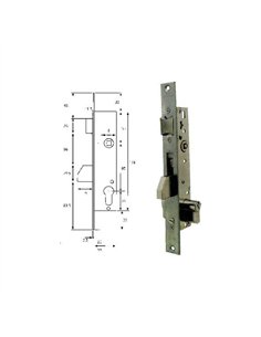 CERRADURA TIPO 2210 MODERNA 20mm (SIN BOMBILLO) AM