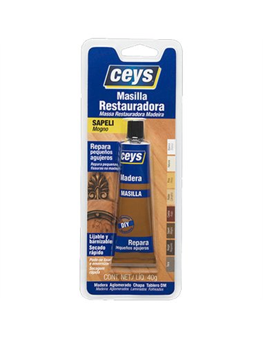 MASILLA RESTAURADORA MADERA SAPELI 40gr 505109 CEYS