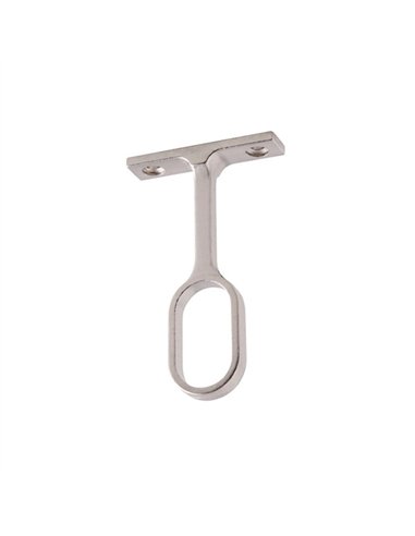 CAJA 25 SOPORTE CENTRAL TUBO OVAL 25x15 CROMO A-404-12
