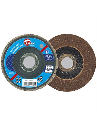 DISCO LAMINAS CORINDON 115mm GRANO 120 LEMAN