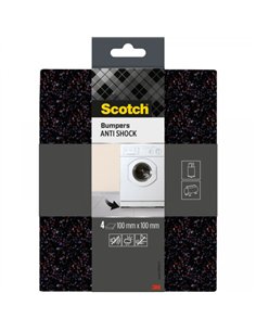 PACK 4 ALMOHADILLAS ANTICHOQUE 10x10x0,4cm SP92O77 3M