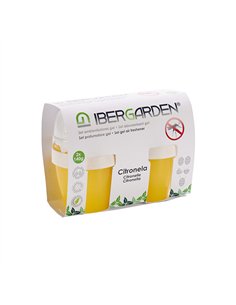 PACK 2 GEL 140g AMBIENTADOR CITRONELA MOSQUITO 82467 IBERGAR
