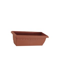 JARDINERA PLASTICO RECTANGULAR GARDENIA 58x24x19cm 509 058