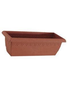 JARDINERA PLASTICO RECTANGULAR GARDENIA 58x24x19cm 509 058 2
