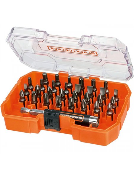 JUEGO 31 PUNTAS ATORNILLAR Y ADAPTADOR A7228-XJ BLACK&DECKER