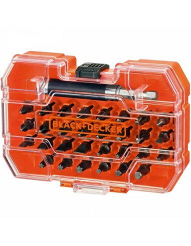 JUEGO 31 PUNTAS ATORNILLAR Y ADAPTADOR A7228-XJ BLACK&DECKER