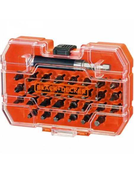 JUEGO 31 PUNTAS ATORNILLAR Y ADAPTADOR A7228-XJ BLACK&DECKER
