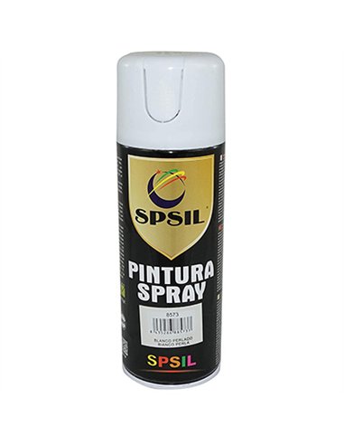 BOTE 400ml SPRAY NEGRO BRILLO 8577 SPSIL