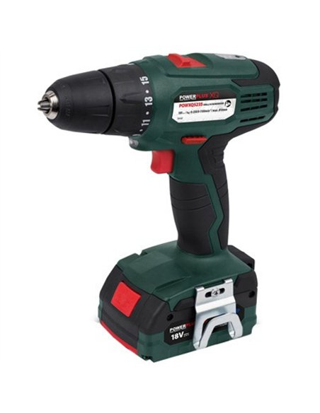 TALADRO ATORNILLADOR PROFESIONAL 18v 2 BAT POWP8040 POWERPLUS