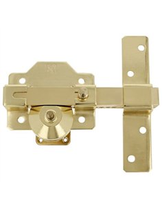 CERROJO LLAVE SEGURIDAD 85mm ORO MOD. 1 5342 AMIG 2