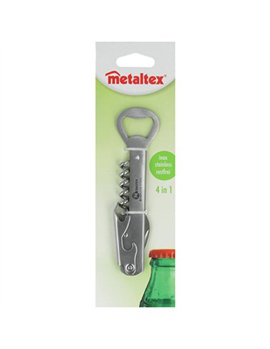 SACACORCHOS CAMARERO CON NAVAJA 25051110 METALTEX