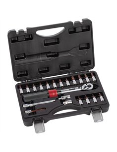 JUEGO MALETA 21 PZAS LLAVES DINAMOMETRICAS 1/4 2-20NM KRT503101 2