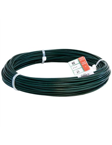 ROLLO 100mt ALAMBRE FORRADO VERDE