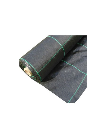ROLLO MALLA ANTIHIERBAS NEGRA 2x100mt 100gr/M2 VISA