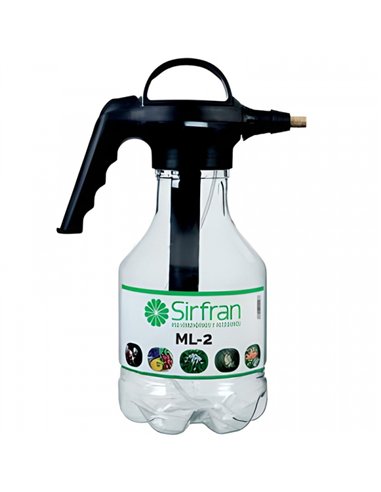 PULVERIZADOR PISTOLA A PRESION 2lt ML-2 TRANSPARENTE 11-T SIRFRAN