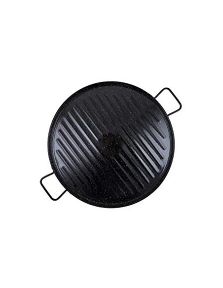 PLANCHA ASAR GRILL ESMALTADA 36cm IDEAL
