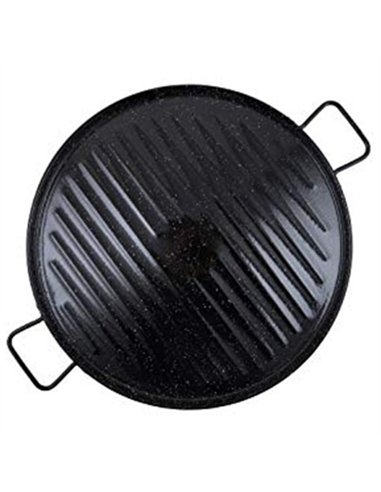 PLANCHA ASAR GRILL ESMALTADA 36cm IDEAL