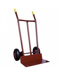 CARRETILLA ALMACEN PALA LARGA RUEDA NEUMATICA 2