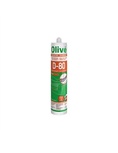 Cartucho sellador madera sapelli 300ml parquet d-80 olive