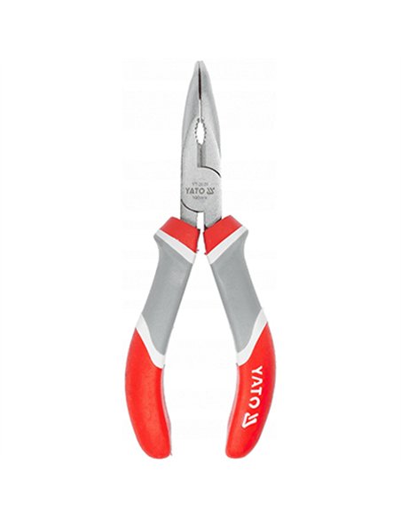 Alicate boca cigueña curvo bimaterial 160mm yt-2026 yato