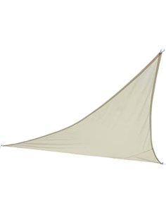 Vela sombreadora triangular beige 5x5x5mt 76124 2