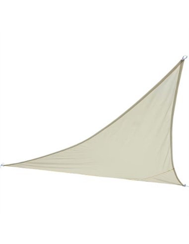 Vela sombreadora triangular beige 5x5x5mt 76124
