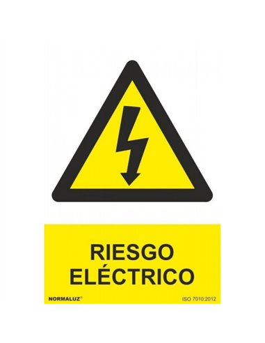 Señal riesgo electrico 210x297mm rd30007
