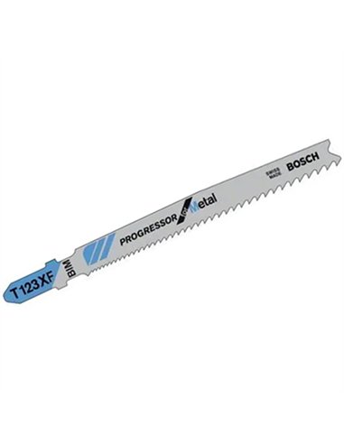 BLISTER 5 HOJAS SIERRA CALAR METAL PROGR. T123X BOSCH