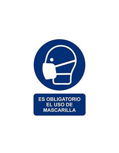 SEÃ‘AL OBLIGACION USO OBLIGATORIO MASCARILLA 210x297 RD20026