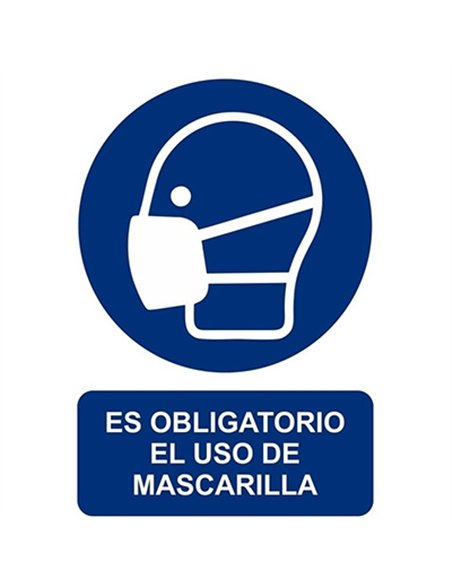 SEÃ‘AL OBLIGACION USO OBLIGATORIO MASCARILLA 210x297 RD20026