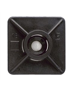 BOLSA 100 BASE BRIDA ADHESIVA NEGRA 19x19mm BBANE19 INDEX 2