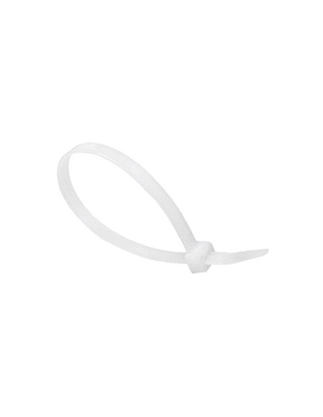 Bolsa 100 bridas nylon 7,6x450mm blanca index