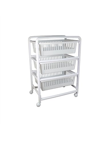 VERDULERO PLASTICO 4 CAJONES C/RUEDAS 410030 CUNCIAL