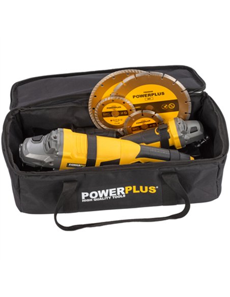 PACK 2 DESBARBADORAs 115mm 750w + 230mm 2000w POWX06250 POWERP