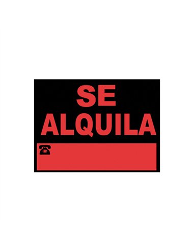 SEÃ‘AL SE ALQUILA 35x50cm 831157