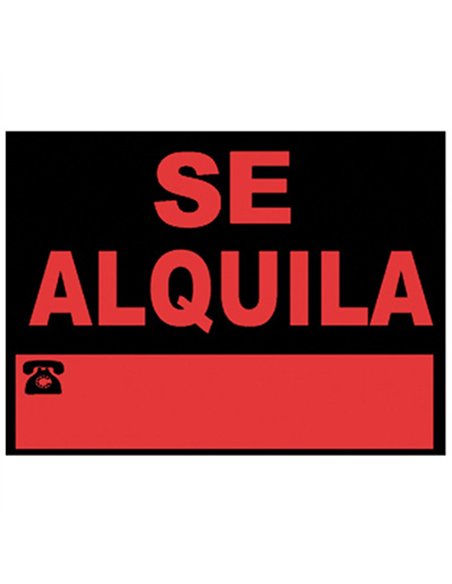 SEÃ‘AL SE ALQUILA 35x50cm 831157