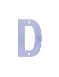 Letra d inox 10cm 6765 amig