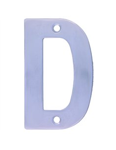 LETRA D INOX 10cm 6765 AMIG 2