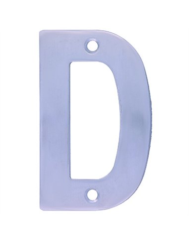 LETRA D INOX 10cm 6765 AMIG