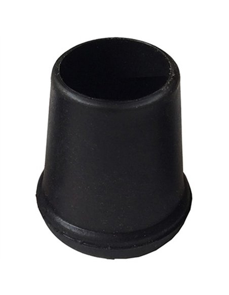 Bolsa 25 contera goma negra 12mm