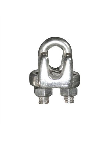 BOLSA 10 SUJETACABLES GALV. 12mm 1/2 DIN 741