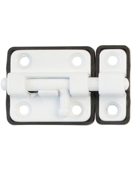 PASADOR CERROJO MEDIANO BLANCO 50mm MOD. 383 AMIG 19508