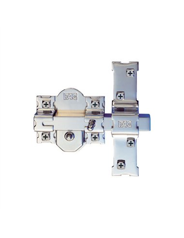 CERROJO 301R/120 BOTON/LLAVE BOMB. PERFIL CROMO FAC